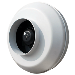 Канальные вентиляторы круглые ВКК в пластиковом корпусе