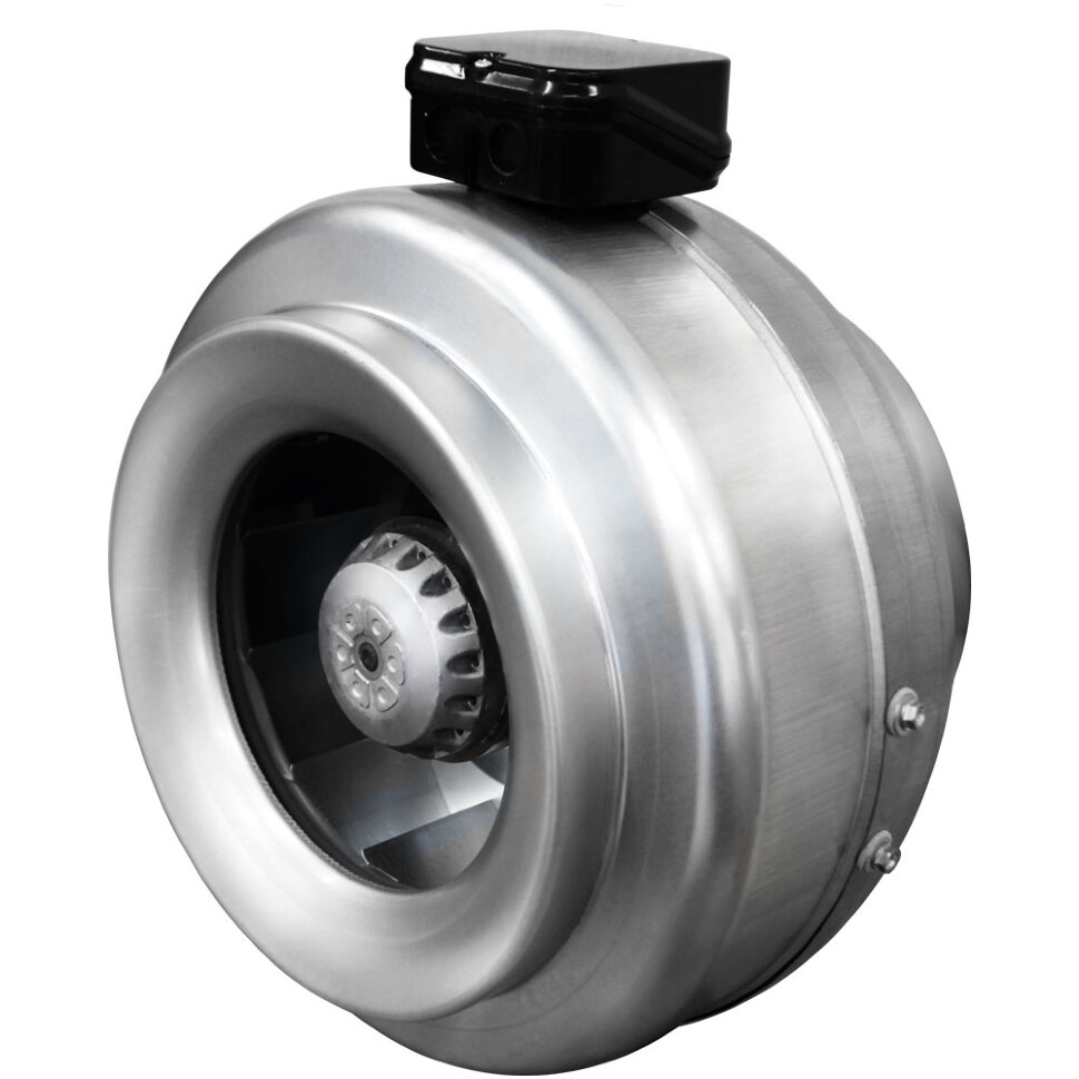 Канальные вентиляторы круглые  ВКК в стальном оцинкованном корпусе