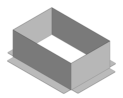 Врезка в прямоугольный воздуховод